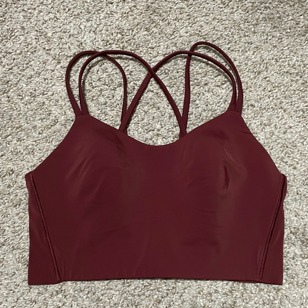 Lululemon Like a Cloud Longline Bra (burgundy)